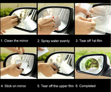 Load image into Gallery viewer, 2 PCs of Car Rear View Mirror Protective Films - Anti Fog Waterproof