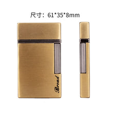 Load image into Gallery viewer, Bright Sound Lighter Torch Turbo Grinding Wheel Flint Lighter Butane Metal Gas Cigarette Lighter