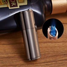 Load image into Gallery viewer, Jobon Gas Lighter - Triple Blue Flame Jet Lighter with Torch