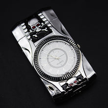 Load image into Gallery viewer, Luxurious Gold Watch Jet Lighter Torch Turbo Gas Lighter Windproof Cigar Cigarette Metal Lighter Led Inflated Gasoline Butane