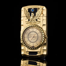 Load image into Gallery viewer, Luxurious Gold Watch Jet Lighter Torch Turbo Gas Lighter Windproof Cigar Cigarette Metal Lighter Led Inflated Gasoline Butane