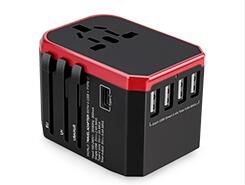 Universal Travel Power Adapter USB Charger International Sockets Converter EU US UK AU Plug