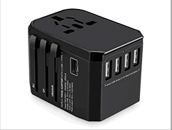 Universal Travel Power Adapter USB Charger International Sockets Converter EU US UK AU Plug